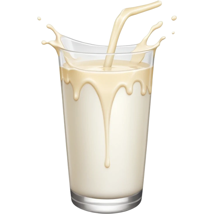 A splash of milk emoji