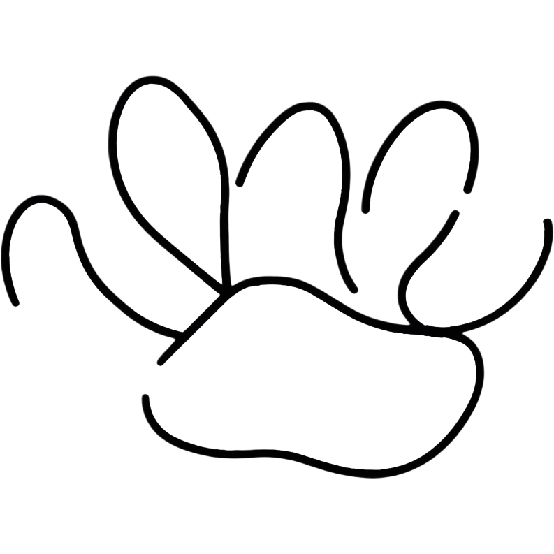 puppy paw print emoji