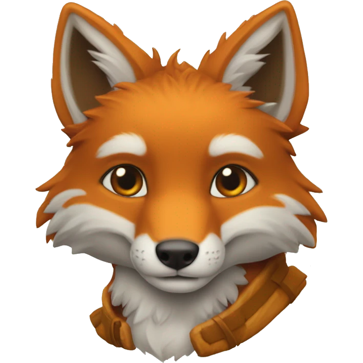 renard deguisee en robin des bois emoji
