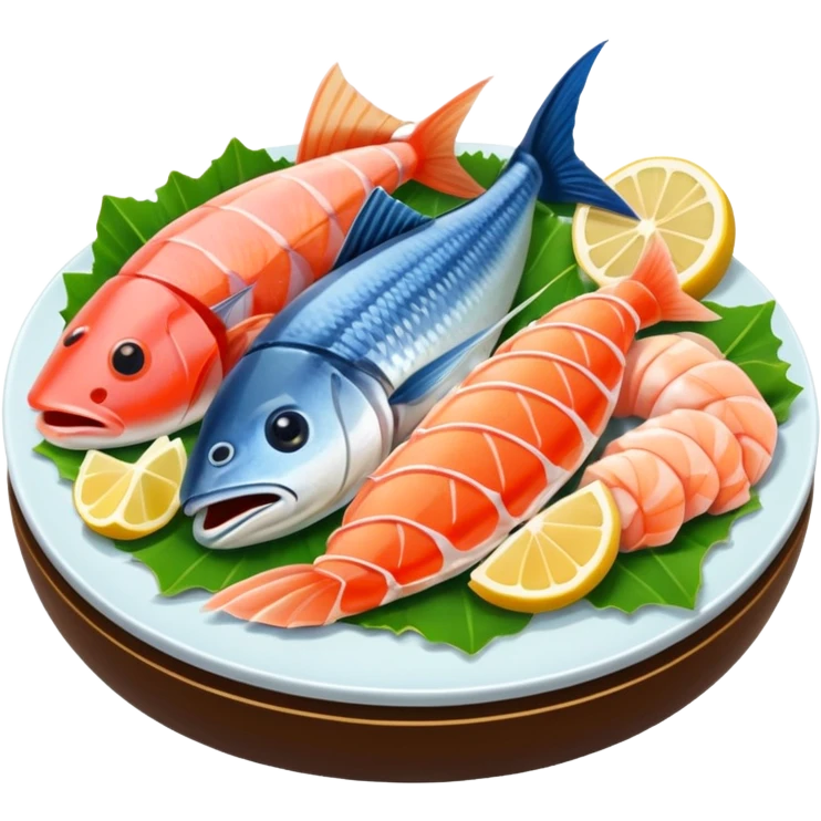 Sashimi seafood  emoji