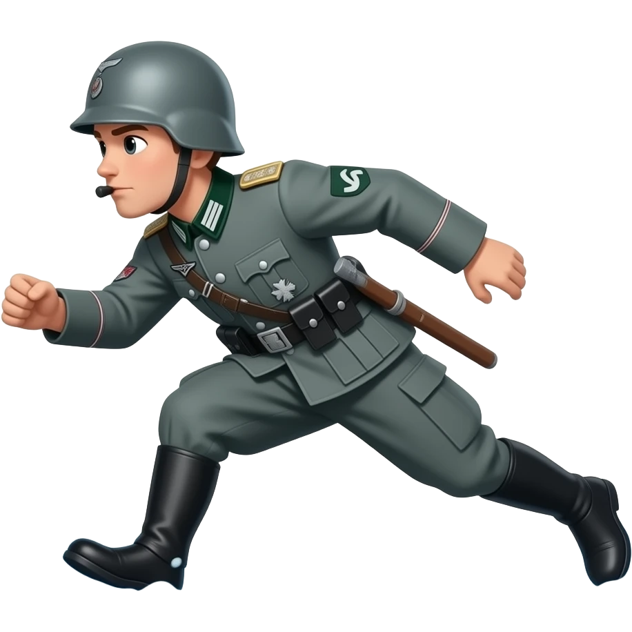 swiming german soldier emoji