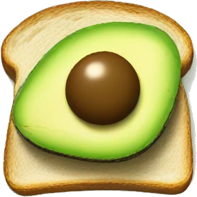 Avocado toast emoji