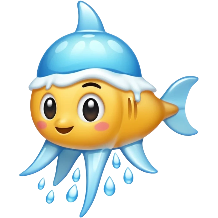 A squirt of cum flying in the air  emoji