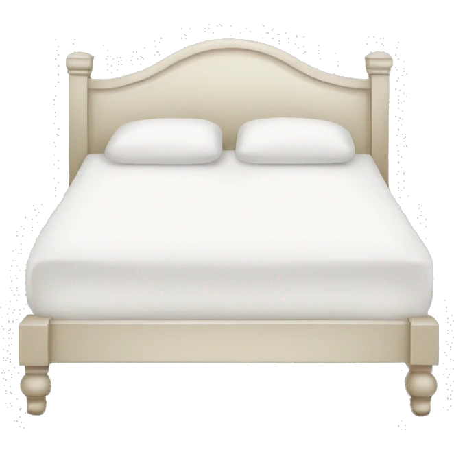 White bed emoji