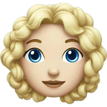 fleur bleue emoji