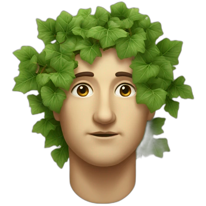 ancient greek ivy on head emoji