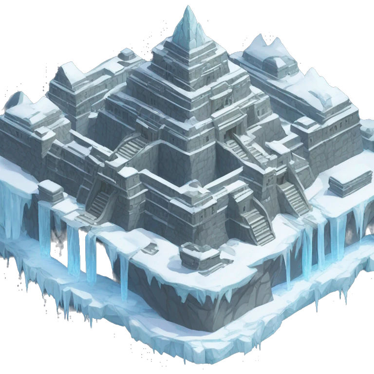 Agartha Aryan city of ice in the earth emoji