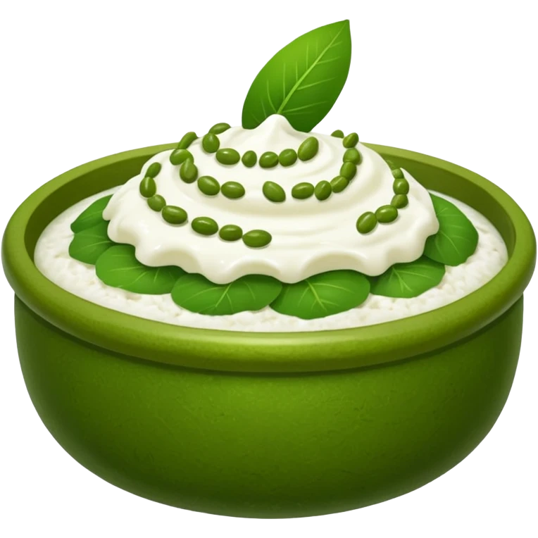 idlly chutney along with curd rice in a seperate bowl emoji