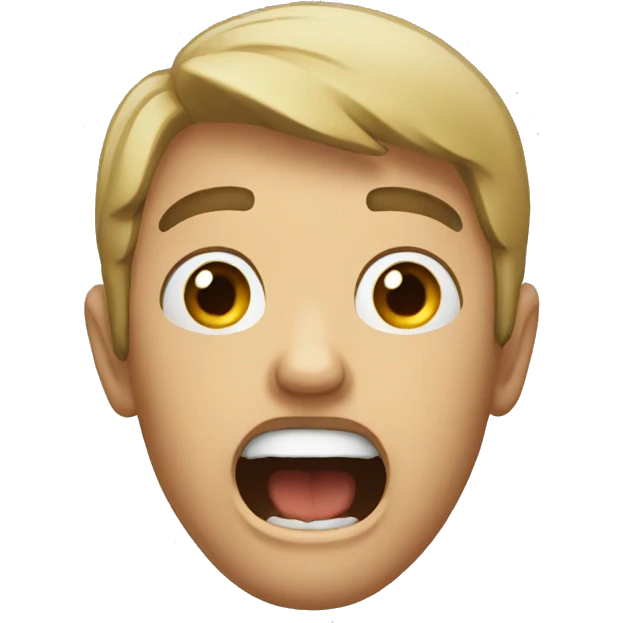 Horrified emoji