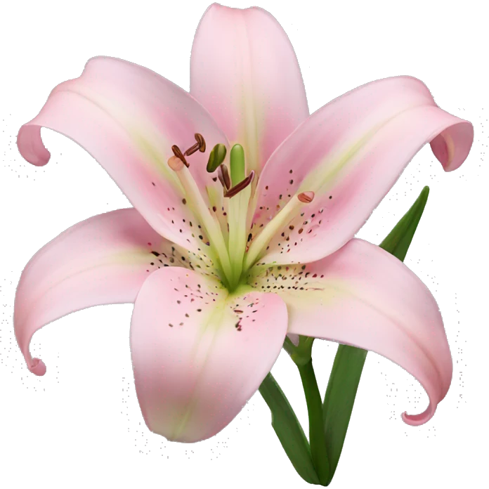 light pink lilium emoji