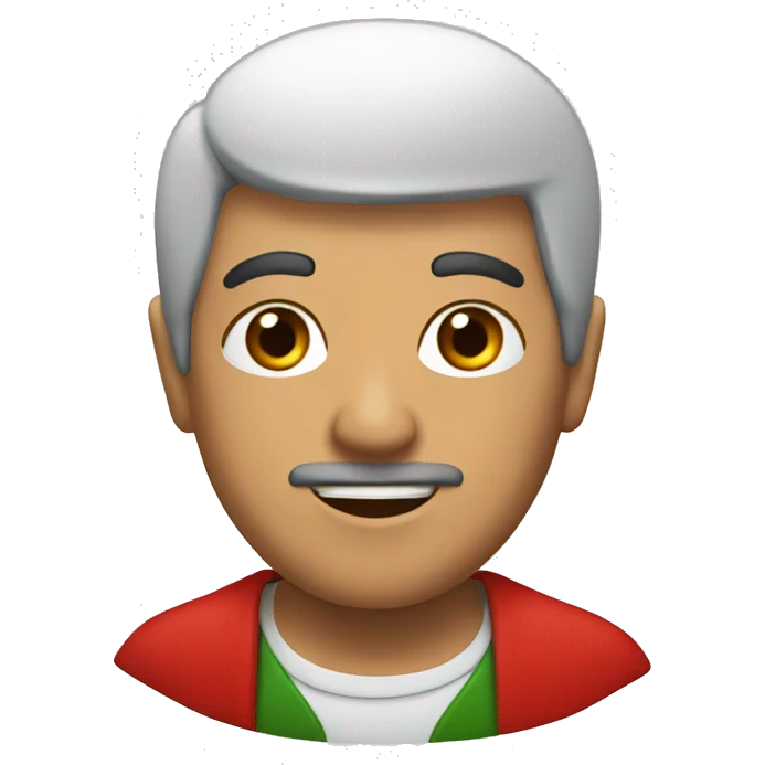 Taza navideña emoji