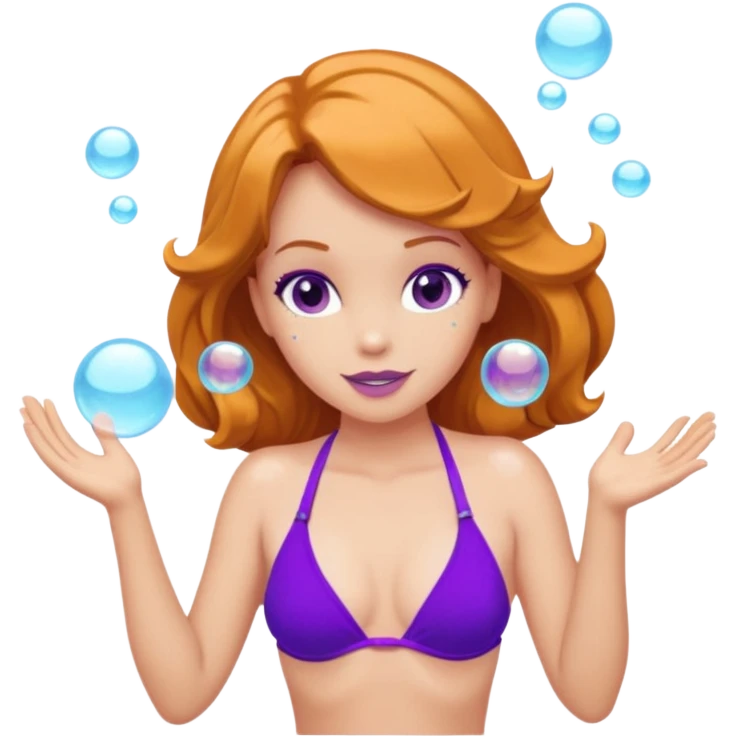 Daphne Blake Bikini Talking Underwater emoji