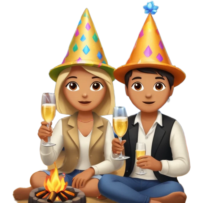 Bonfire Night with music emoji