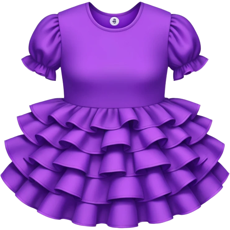 Neon purple ruffles emoji