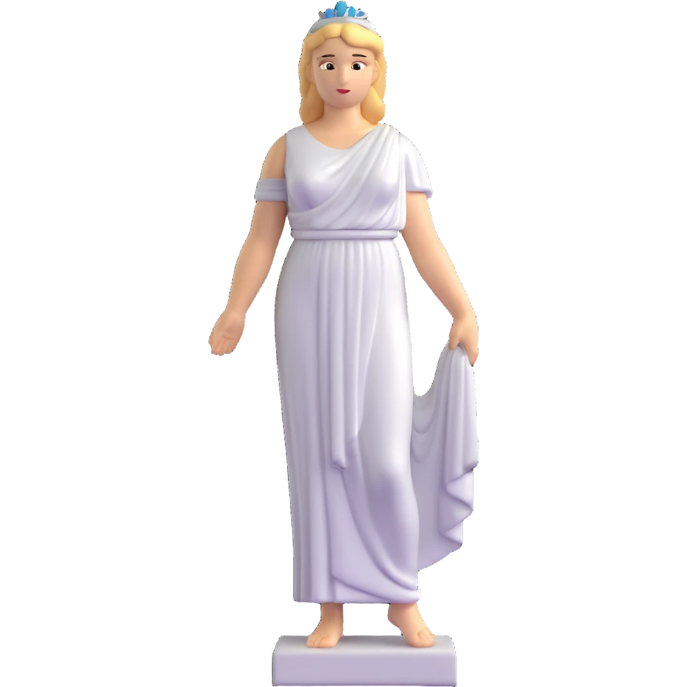 female greek statue emoji