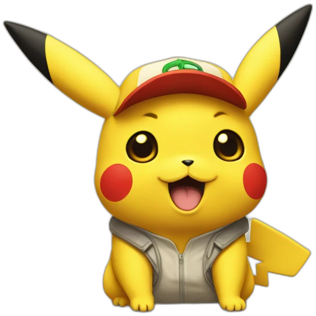 Pikachu doit d'aunneur emoji