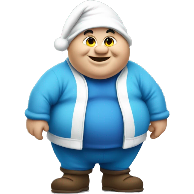 Chubby Smurf emoji