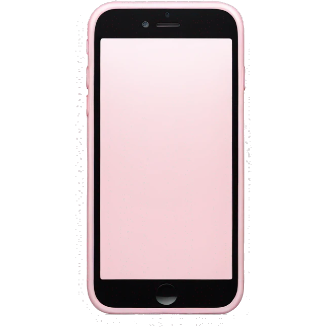 Light pink iPhone  emoji