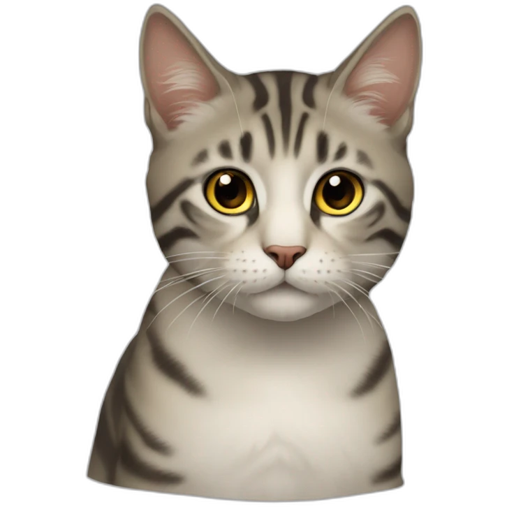 Котёнок прыгает по снегу  emoji