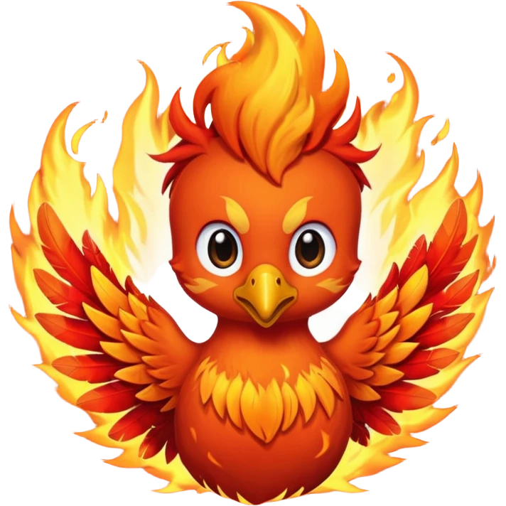 Baby phoenix - rising from ashes








 emoji
