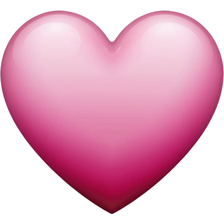 Pink, white, maroon gradient heart emoji