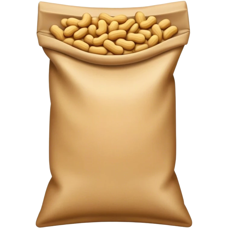 Bag of peanuts emoji