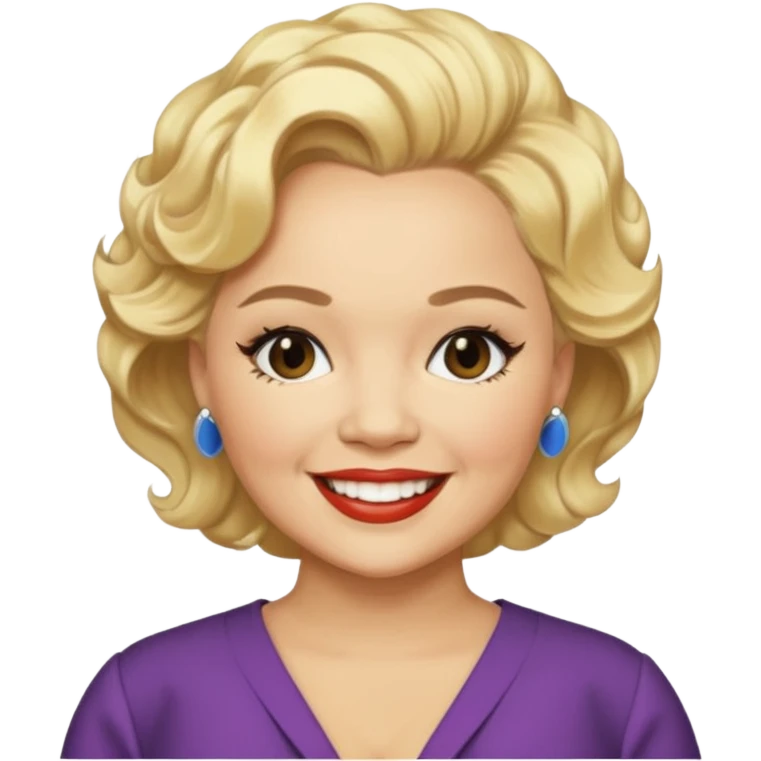 Etta James with blonde hair emoji