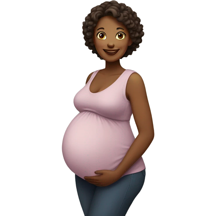 pregnant older woman emoji