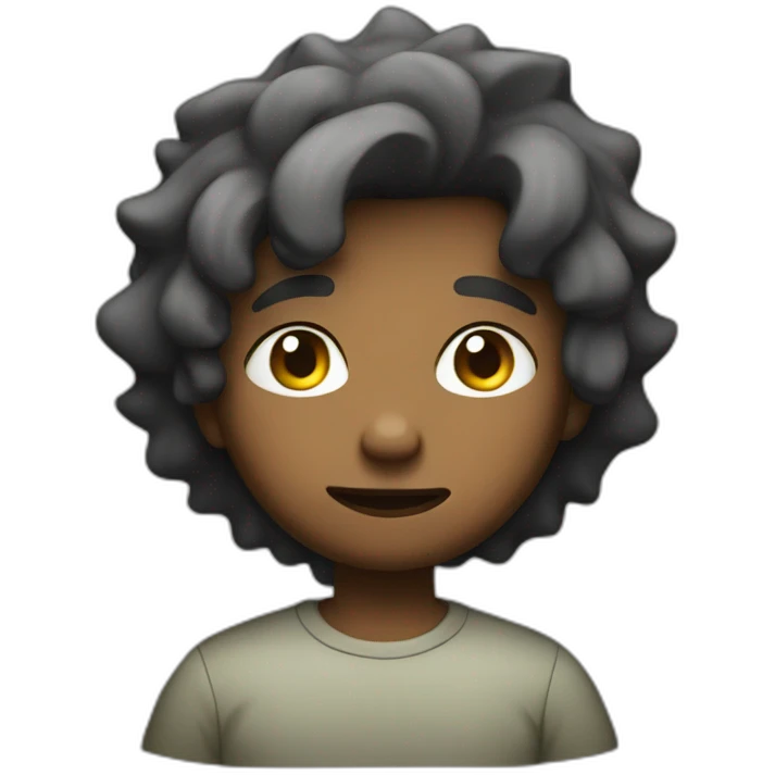 A boy with attitude emoji
