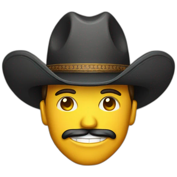 Calavera con traje de charro mexicano emoji