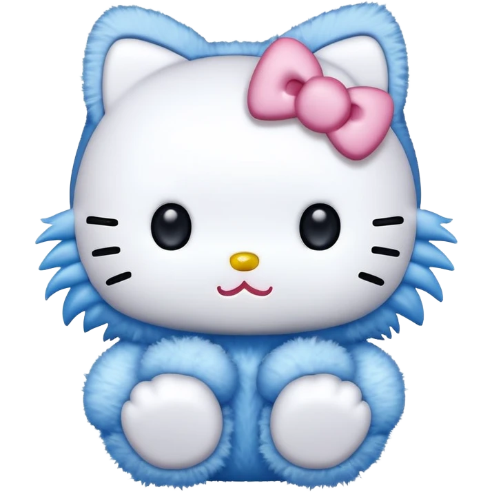 Hello kitty blue 💙 emoji