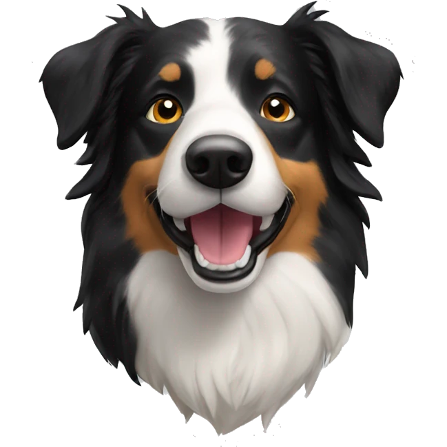 Perrita border collie emoji