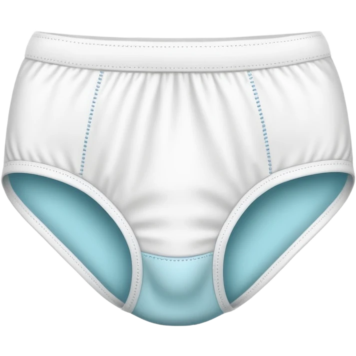 modern incontinence underwear, no shame emoji