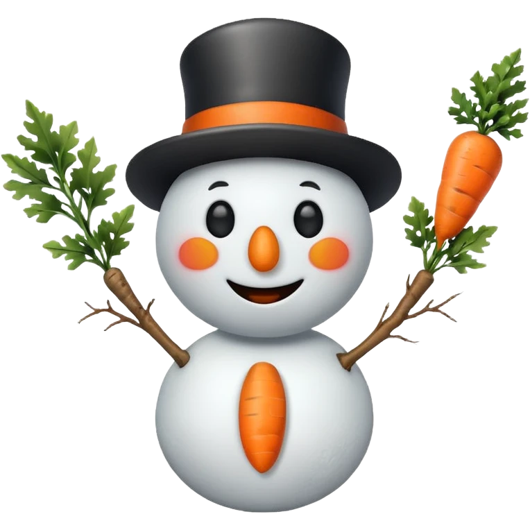 emoji snowman emoji