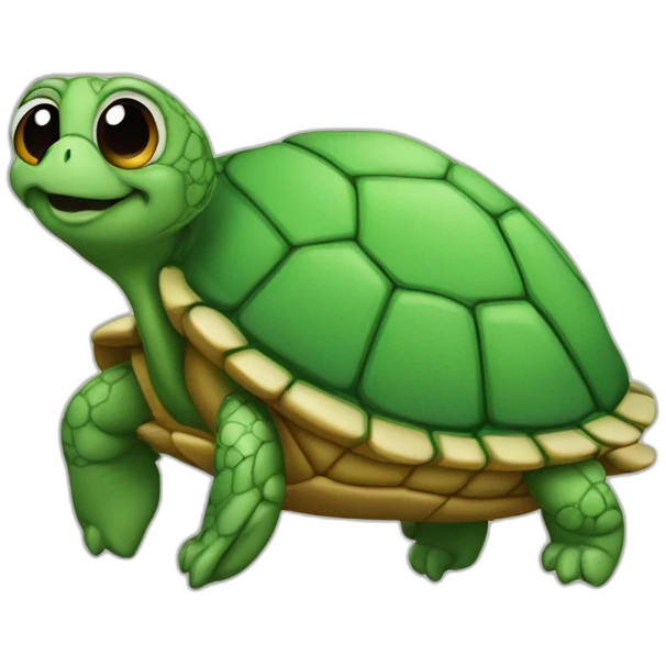 Tortue sur canapé emoji