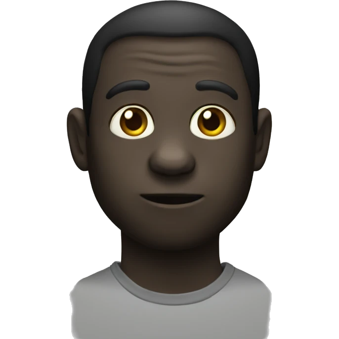 Un Singe noir emoji