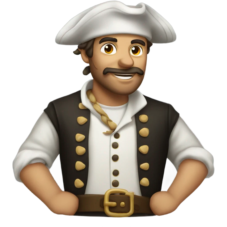 baker pirate emoji