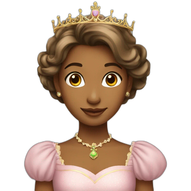 princesse avec un écureuil emoji