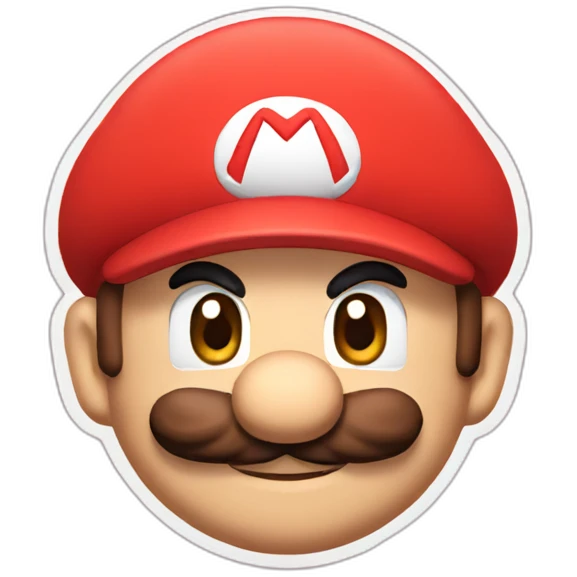 Mario's cap emoji