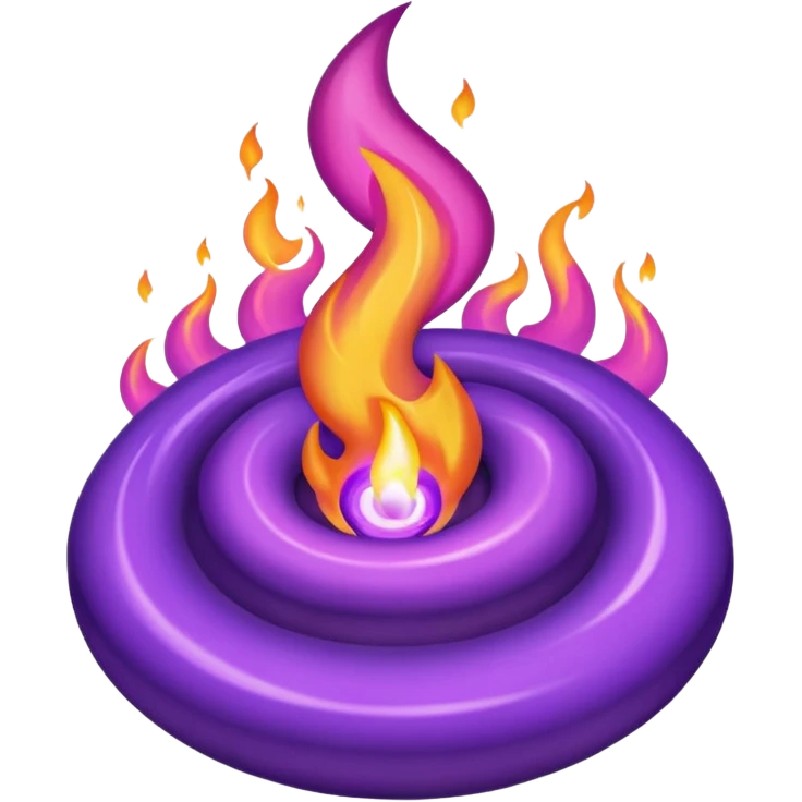 Purple Flame emoji