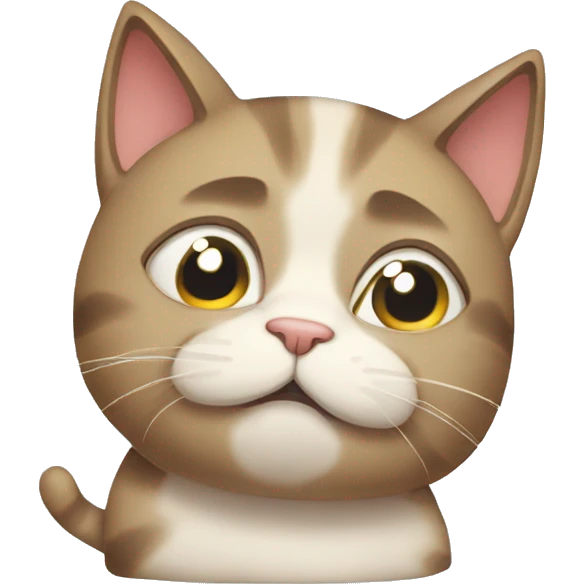 Tired cat emoji