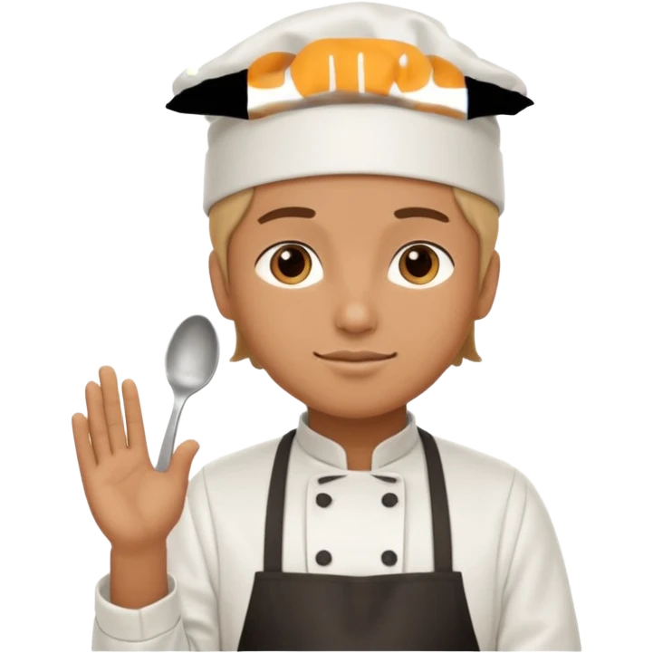 Grilling person on a stick emoji