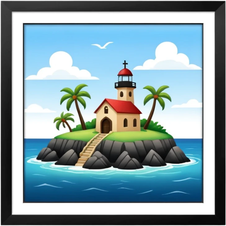 Little Saint James island emoji