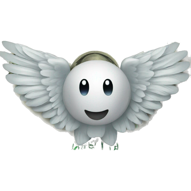 dollar with wings emoji