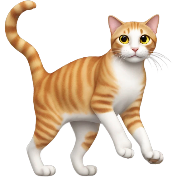 Cat on 2 legs emoji