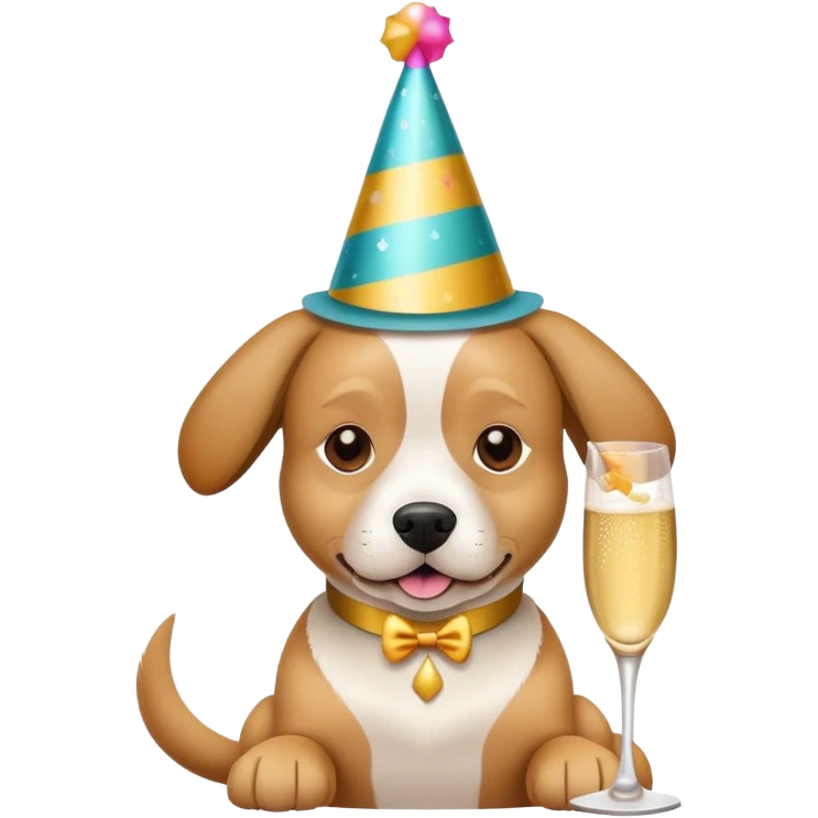 Party dog emoji