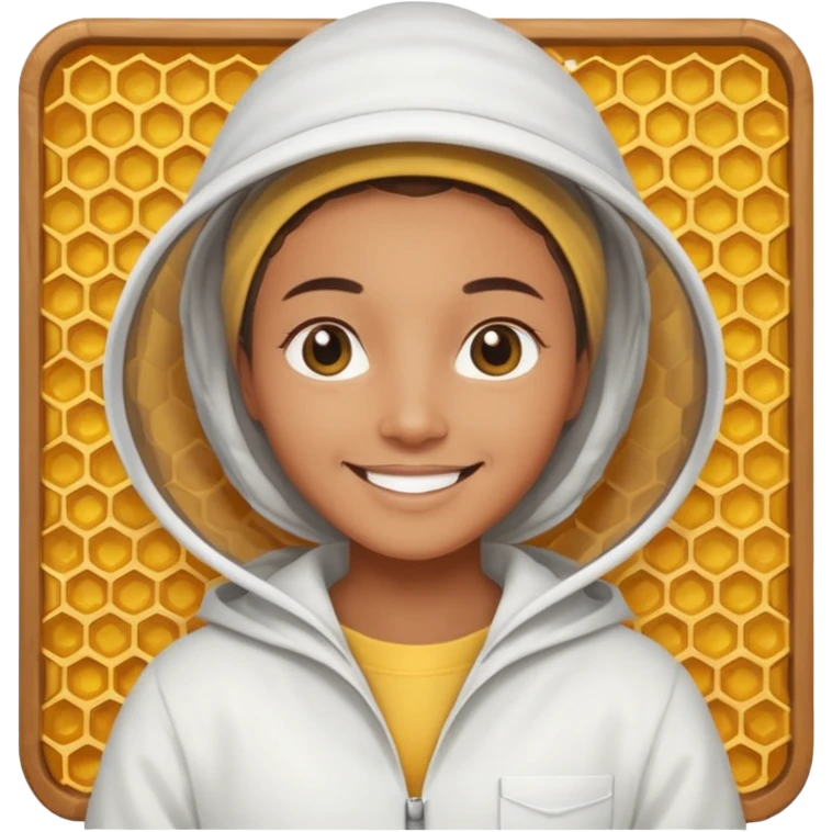 beekeeper white cloth emoji