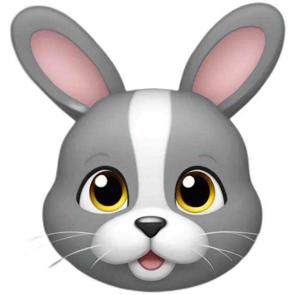 Kaninchen-schlappohr-grau emoji