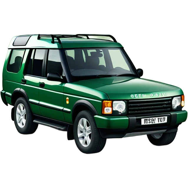 Land Rover Discovery td5 green emoji