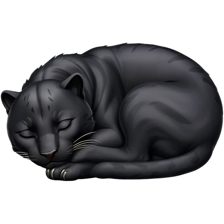 Black Panther sleeping emoji